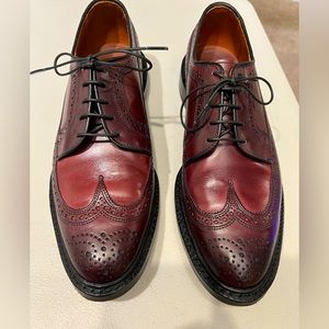 Allen Edmonds MacNeil Burgundy Longwing Dress Shoes 10 D